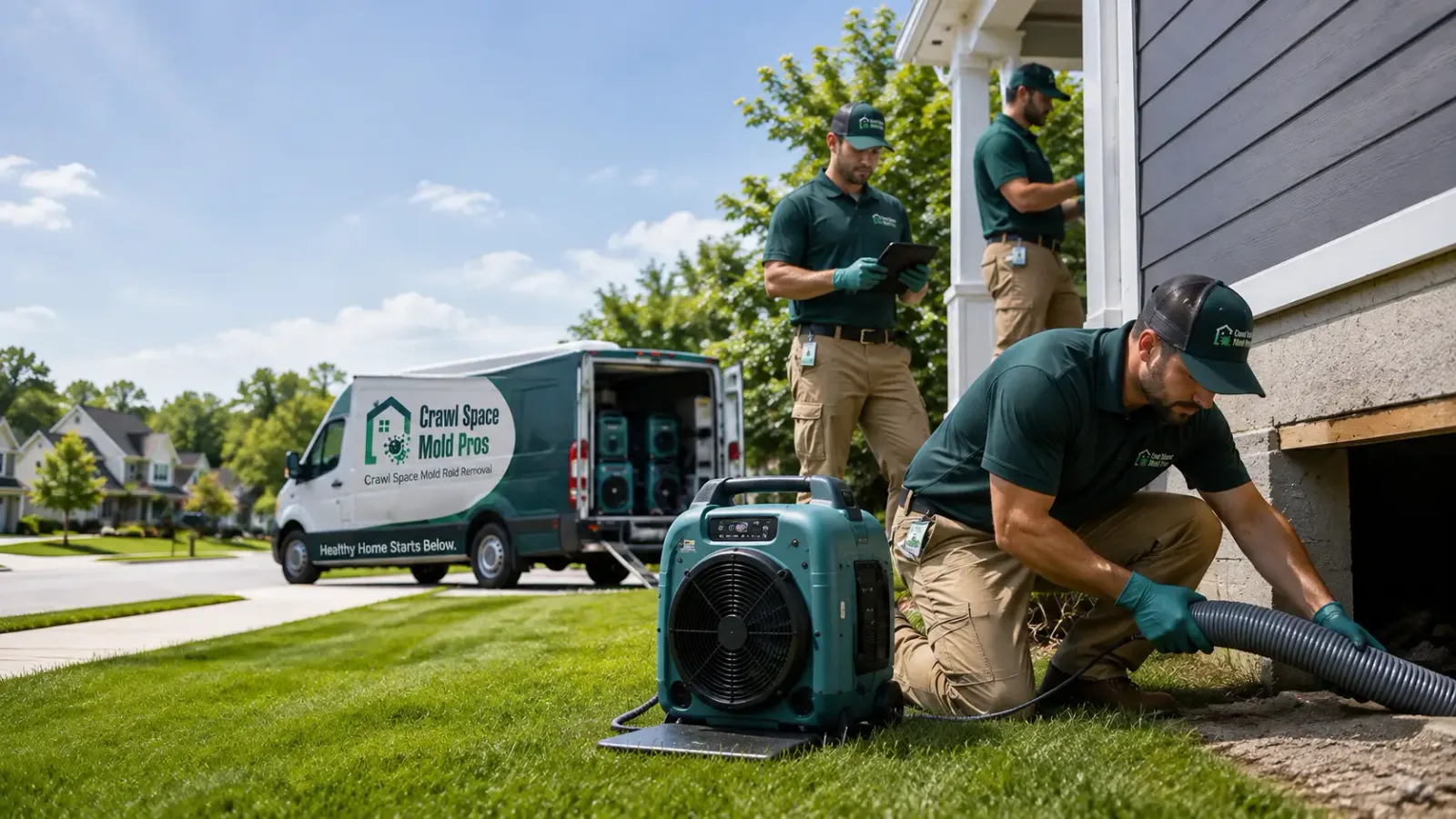 Crawl Space Mold Removal in Exline, IA